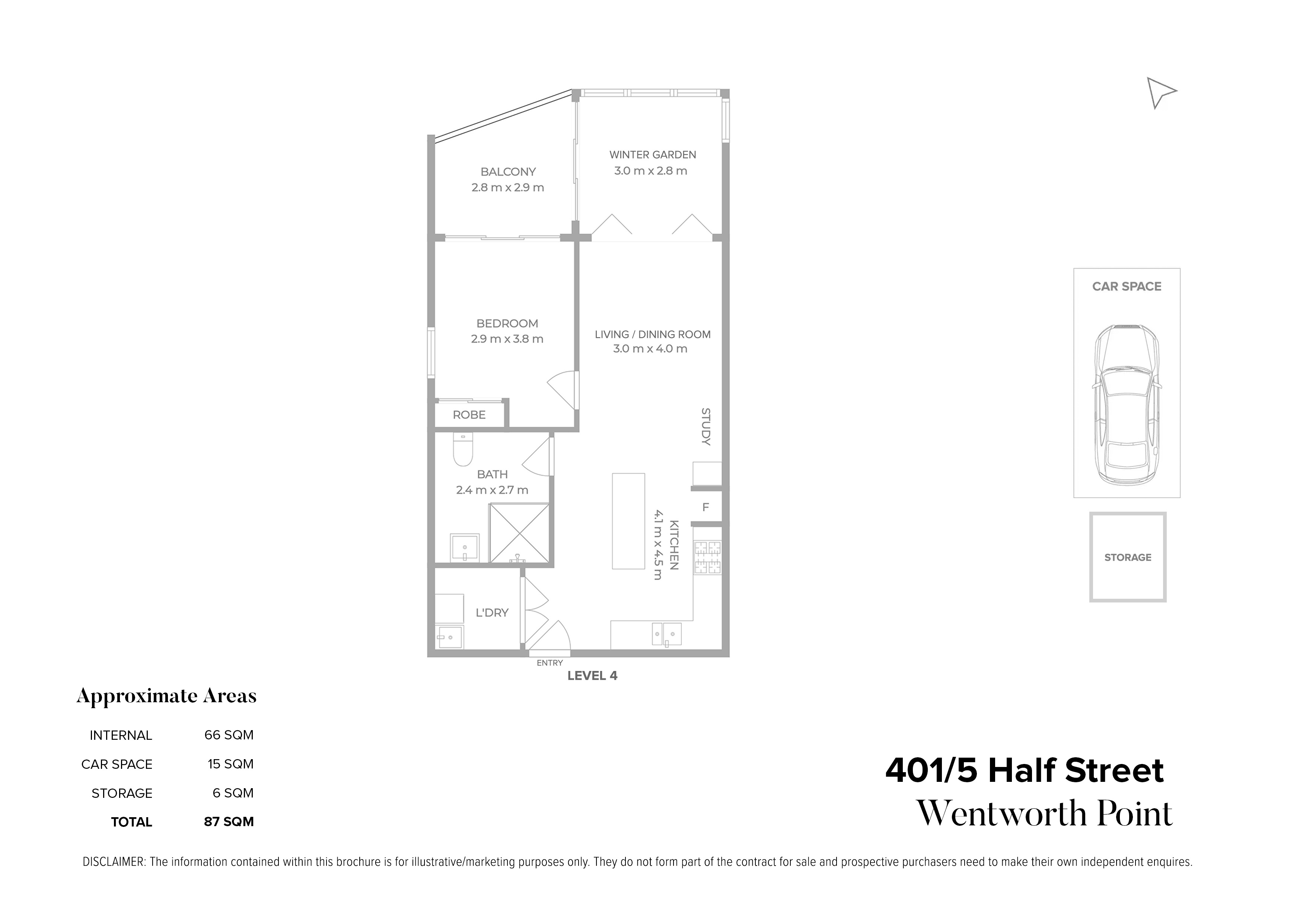 401/5 Half Street, Wentworth Point For Sale by Chidiac Realty - floorplan