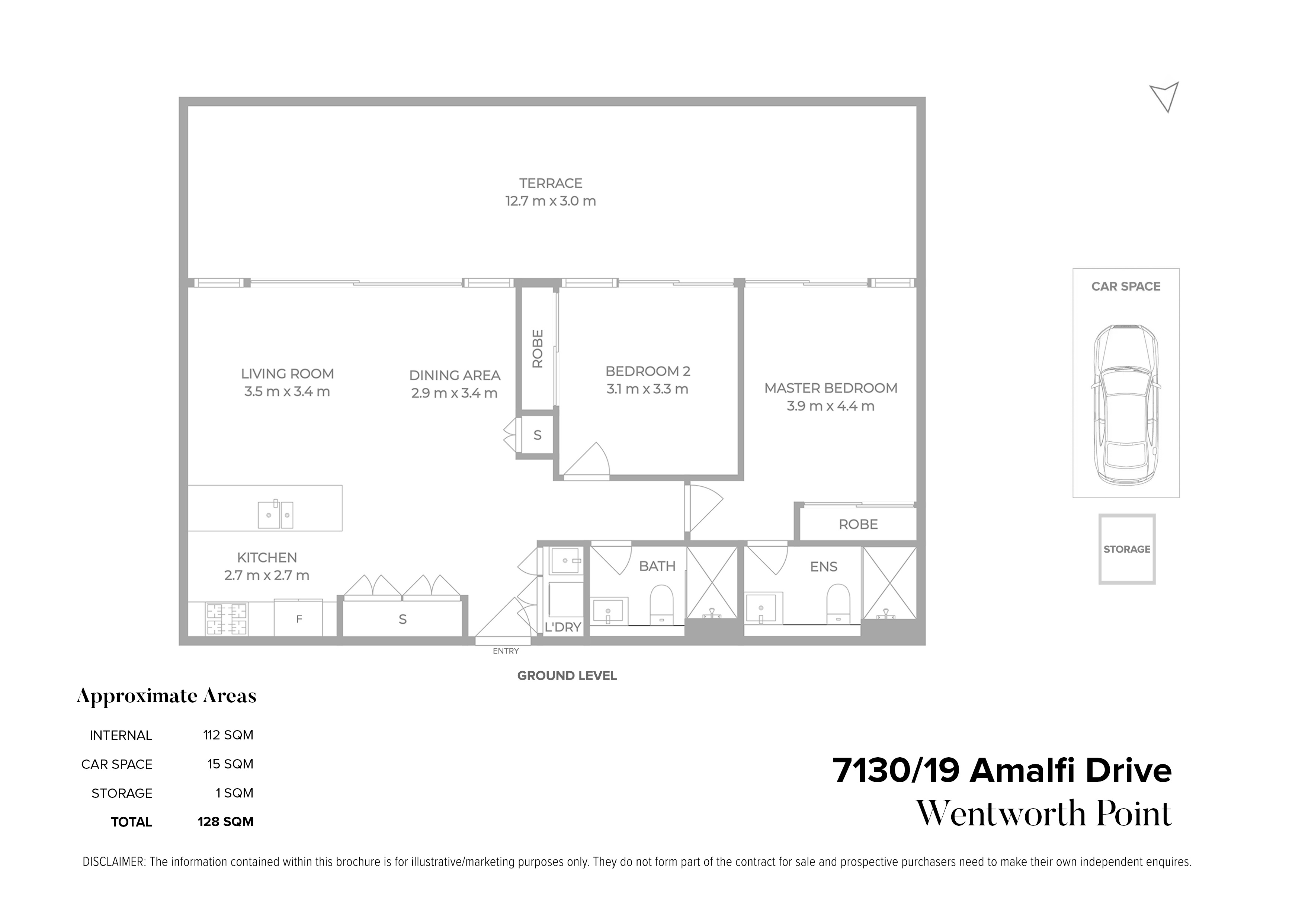 7130/19 Amalfi Dr, Wentworth Point For Sale by Chidiac Realty - floorplan