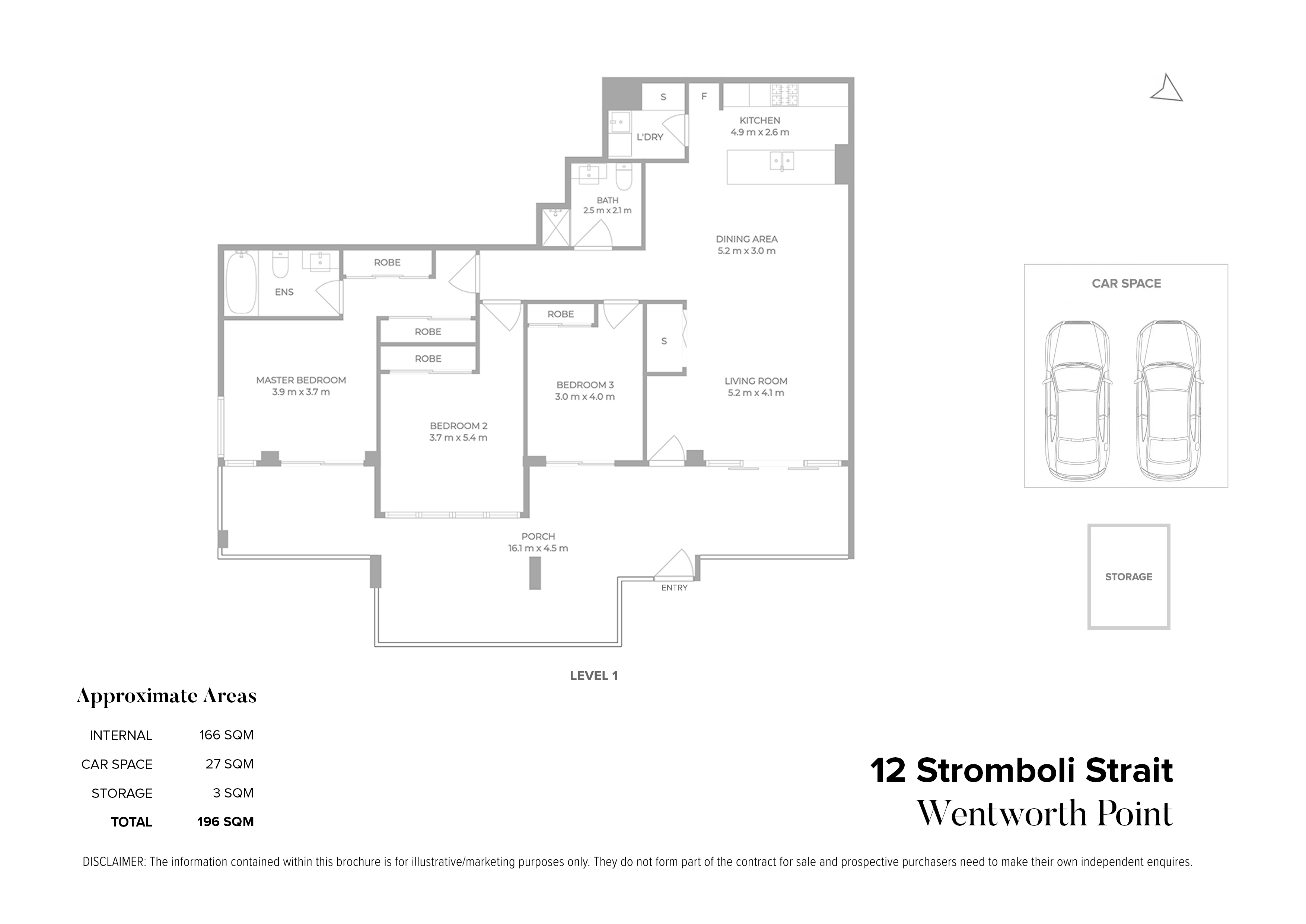 12 Stromboli Strait, Wentworth Point For Sale by Chidiac Realty - floorplan