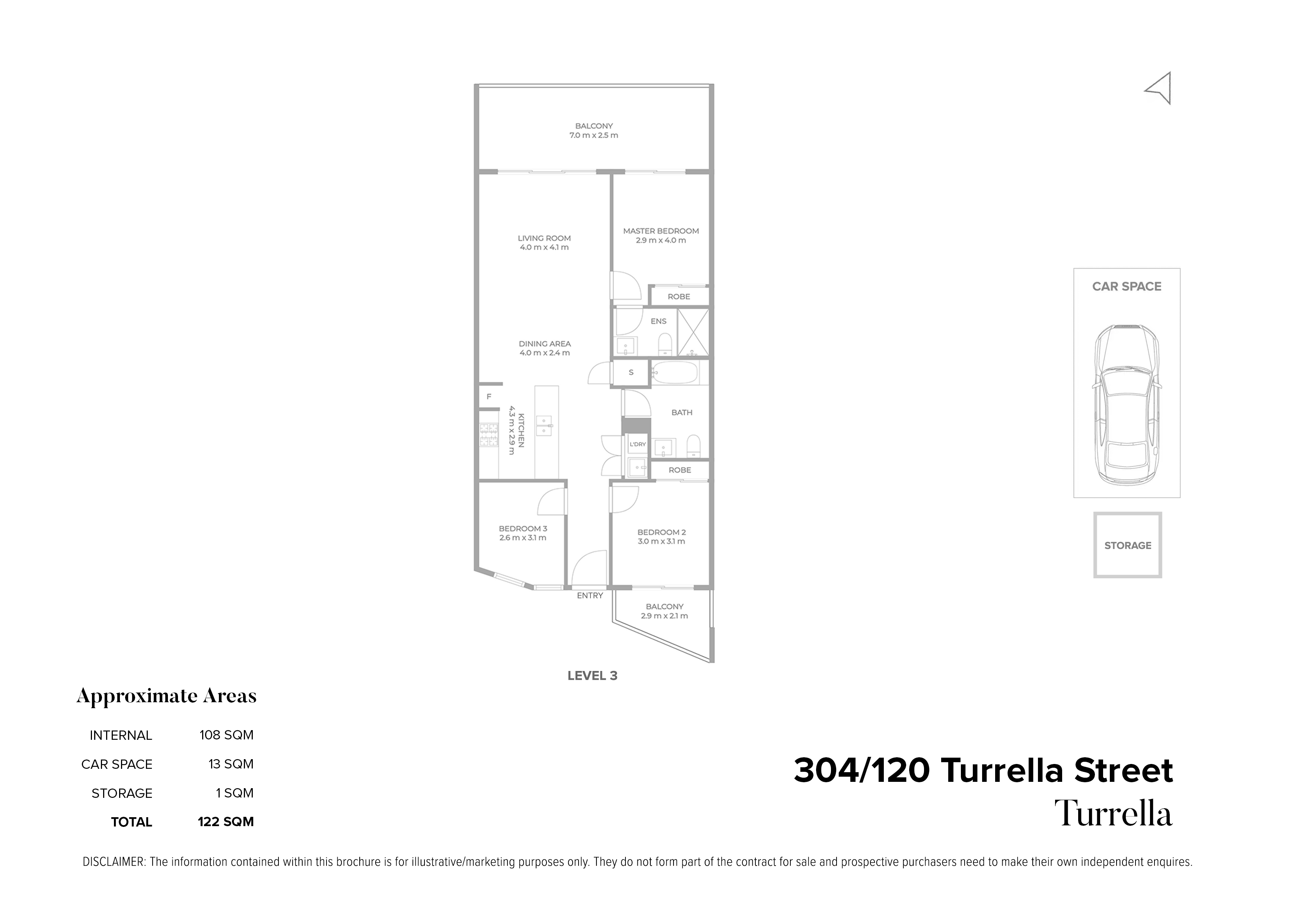 304/120 Turrella Street, Turrella For Sale by Chidiac Realty - floorplan