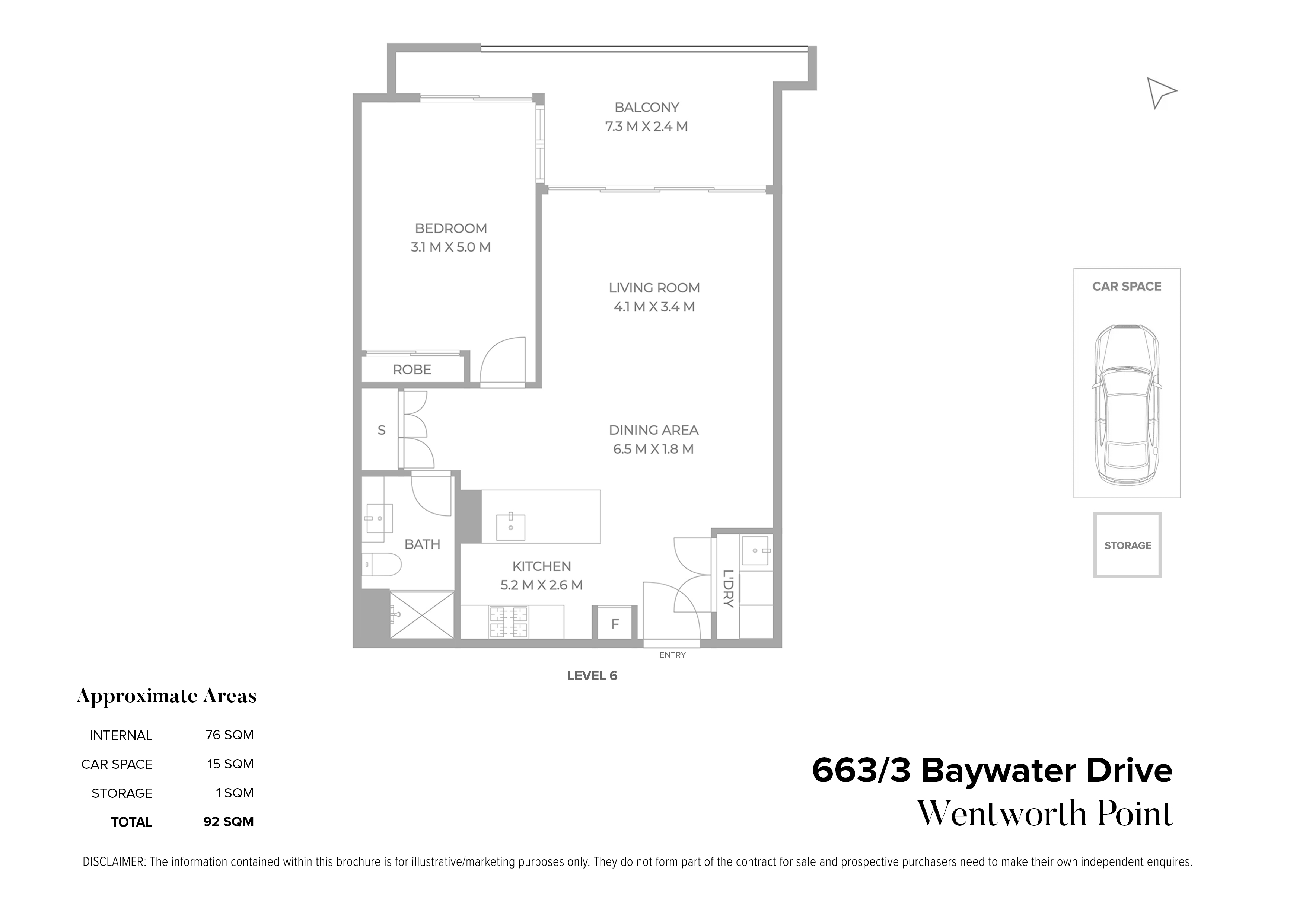 663/3 Baywater Drive, Wentworth Point For Sale by Chidiac Realty - floorplan