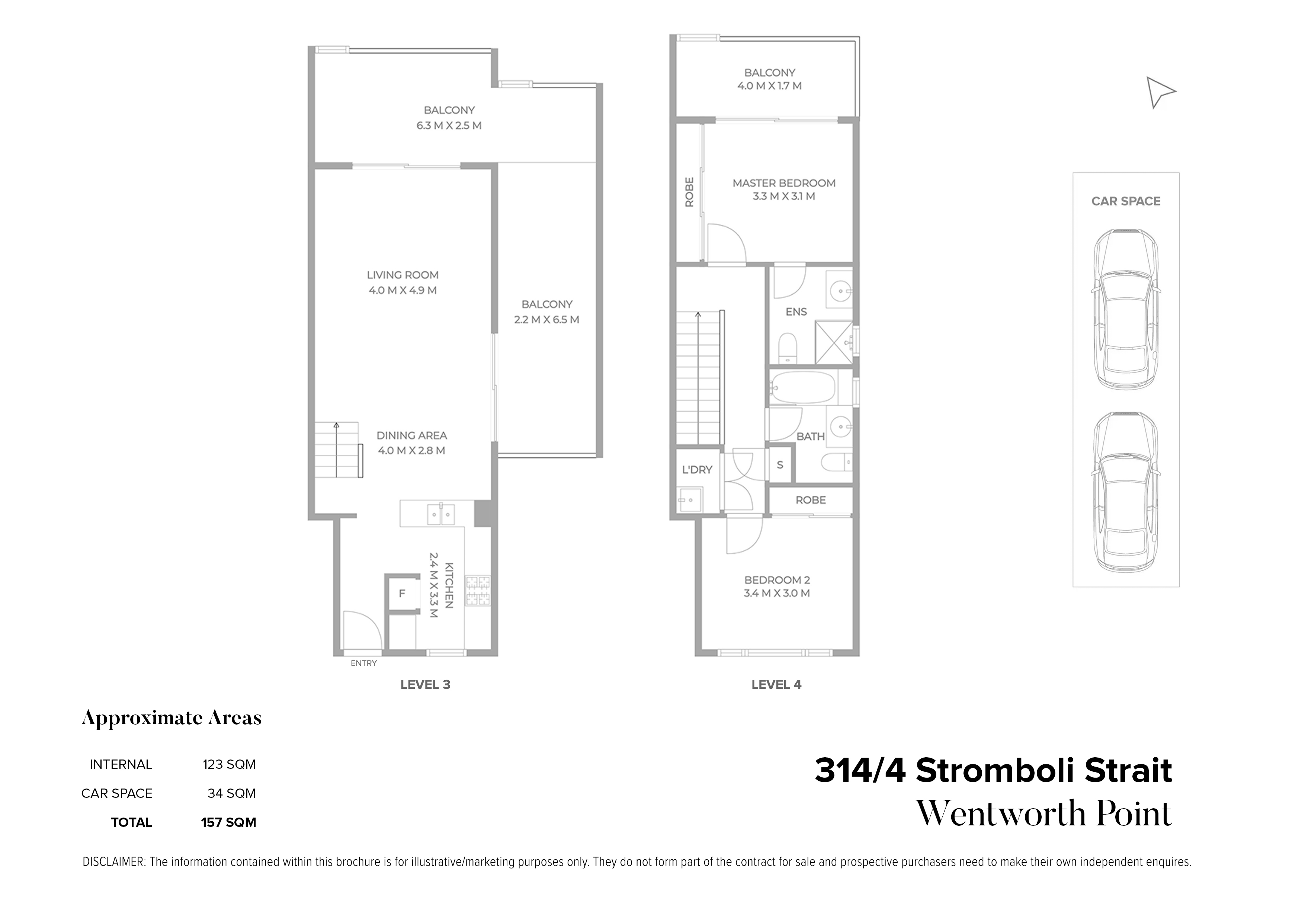 314/4 Stromboli Strait, Wentworth Point For Sale by Chidiac Realty - floorplan