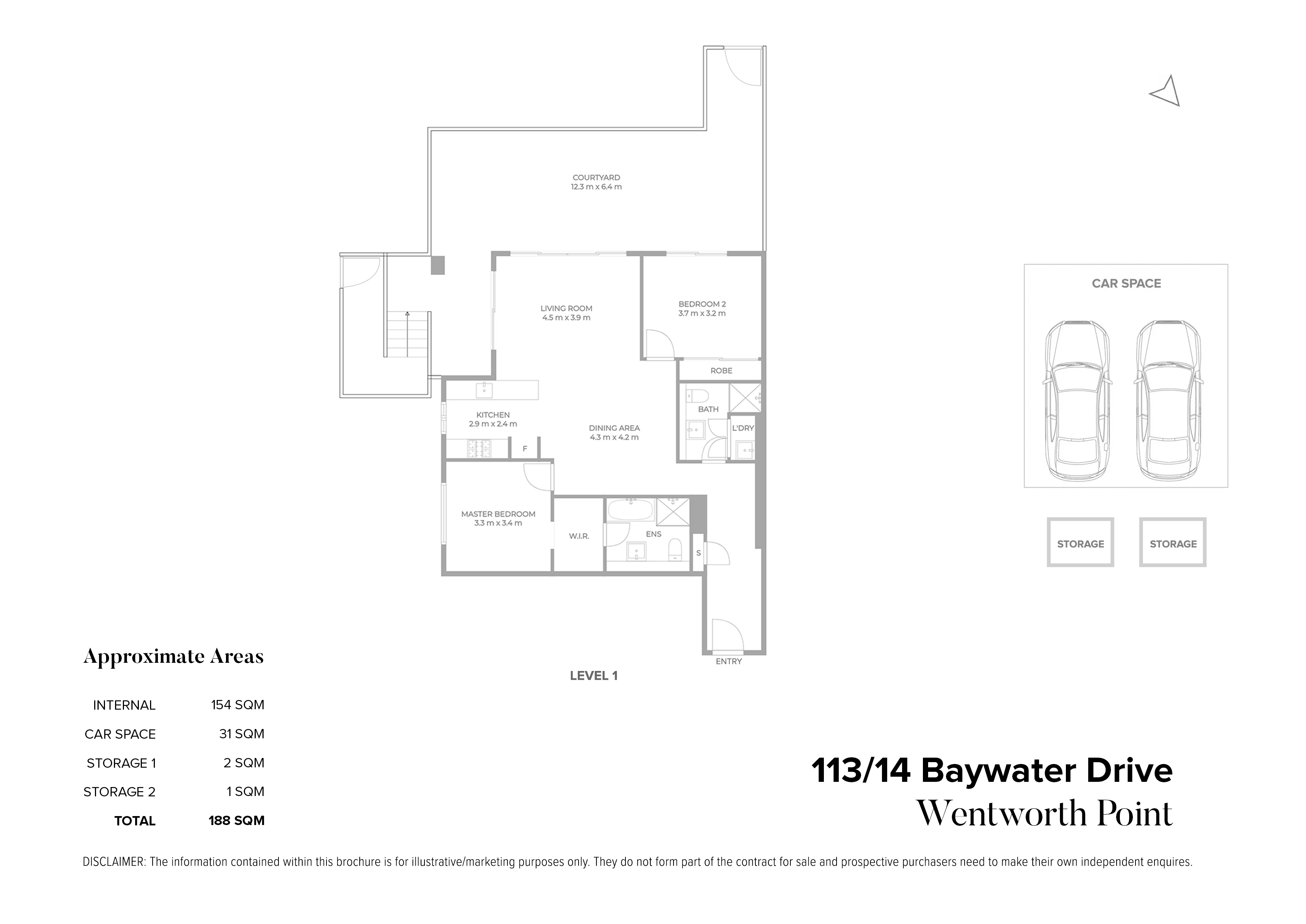 113/14 Baywater Dr, Wentworth Point For Sale by Chidiac Realty - floorplan