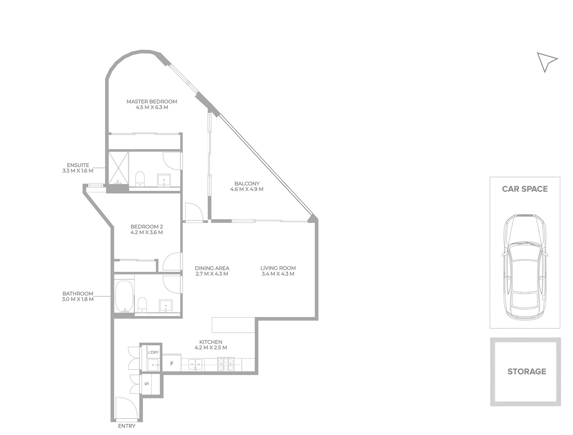 709/15 Baywater Drive, Wentworth Point For Sale by Chidiac Realty - floorplan