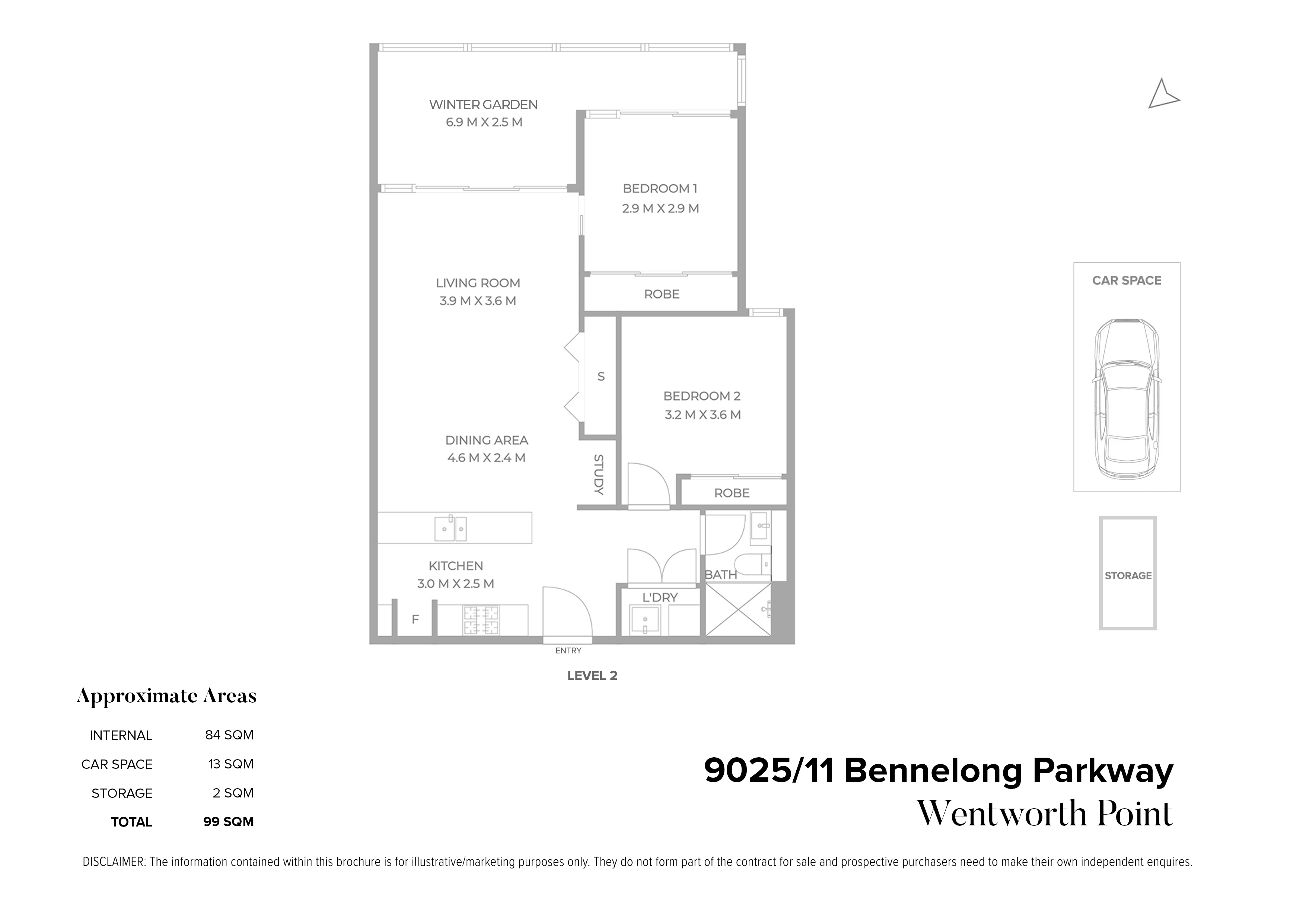 9025/11 Bennelong Parkway, Wentworth Point For Sale by Chidiac Realty - floorplan